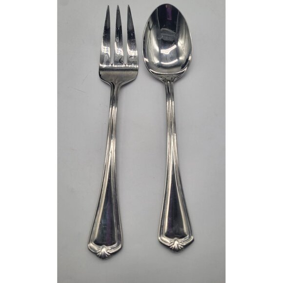 Reed & Barton Other - Reed & Barton Hadley Stainless Steel 18/10 Select Serving Spoon and Fork